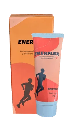 Enerflex original, gel tópico de 75 ml con árnica, alcanfor y salicilato de metilo